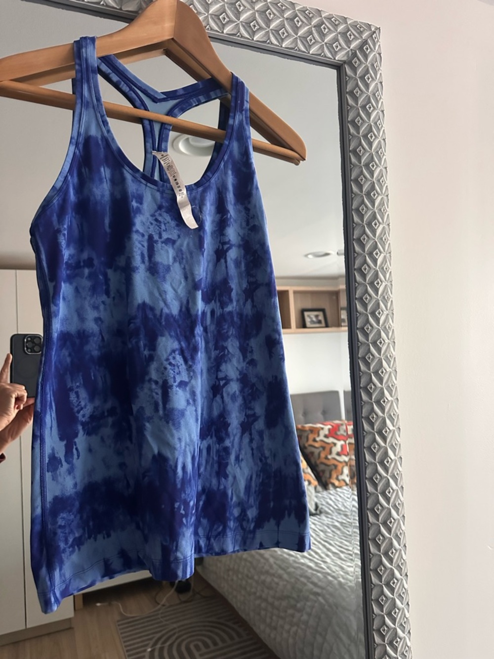 Women’s Tie-Dye Racerback Tank Top - Blue